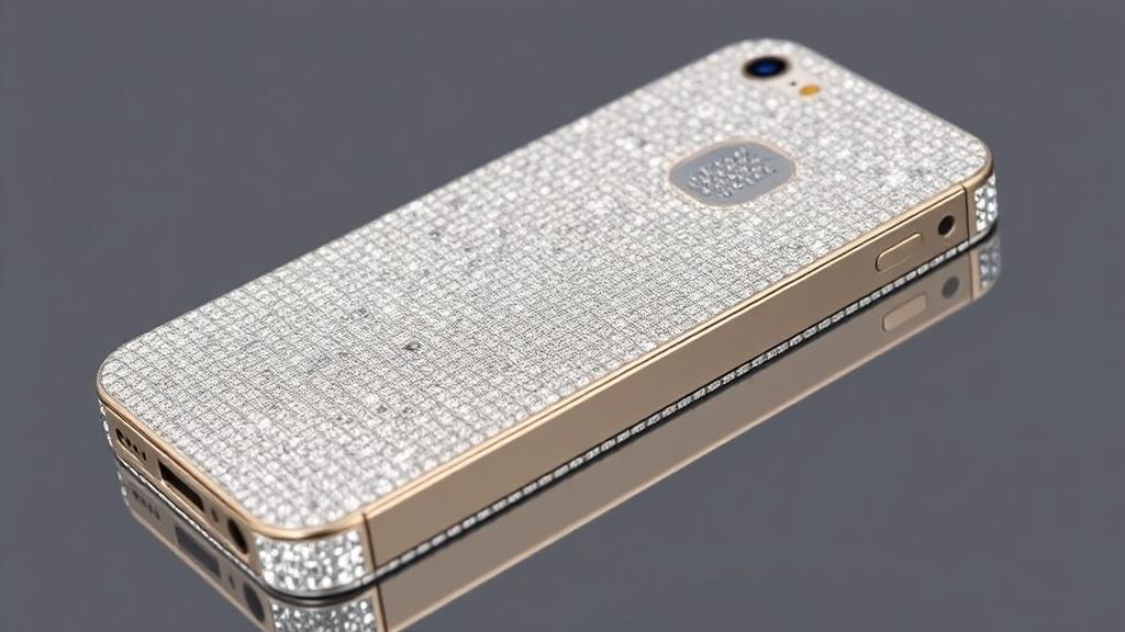 Diamond Encrusted iPhone 5S Allegedly Diamond Encrustedфото